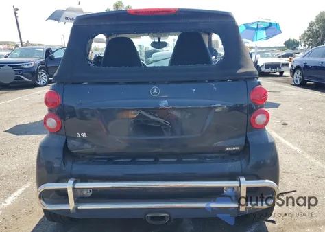 2009 Smart Fortwo Passion z USA, uszkodzony, nr VIN WMEEK31X39K219583